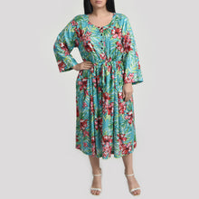 Load image into Gallery viewer, Turquoise Midi Dress Size 14-30 A2