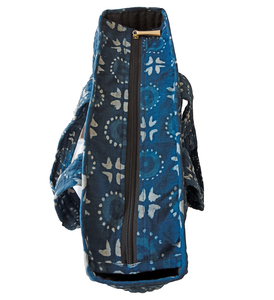 Indigo Quilted Tote Bag