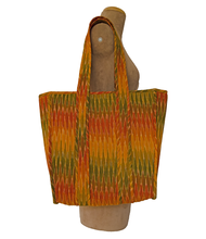 Load image into Gallery viewer, Ikat Handloom Quilted Tote Bag