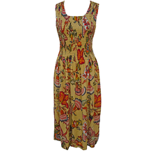Load image into Gallery viewer, Pale Beige Viscose Maxi Dress UK One Size 14-24 E11