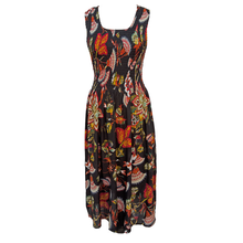 Load image into Gallery viewer, Black Viscose Maxi Dress UK One Size 14-24 E14