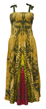 Load image into Gallery viewer, 53&quot; Tie Dye Viscose Bandeau Dress Size 12 - 24 SE4