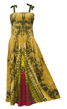 Load image into Gallery viewer, 53&quot; Tie Dye Viscose Bandeau Dress Size 12 - 24 SE4