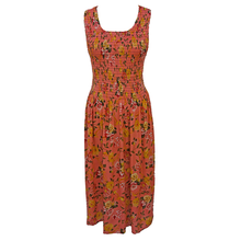 Load image into Gallery viewer, Peach Viscose Maxi Dress UK One Size 14-24 E9