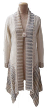 Load image into Gallery viewer, Winter Knitted Long Sleeve Cardigan Size 10 12 14