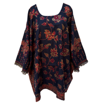 Load image into Gallery viewer, Navy Autumn Winter Lagenlook Jumper UK Size 14 - 32 K23