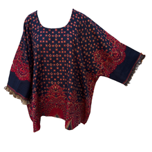 Load image into Gallery viewer, Navy Autumn Winter Lagenlook Jumper UK Size 14 - 32 K29