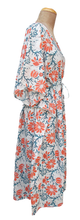 Load image into Gallery viewer, White Long 47&quot; Cotton Belted Kaftan One Size 12 to 24 DA3