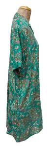 Jade Green Viscose Shirt Dress Size 12-30 SJ4
