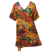 Load image into Gallery viewer, Wild Crepe Shirt Dress Size 16-32 PS3