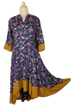 Load image into Gallery viewer, Full Length Rayon Flared Maxi Dress in S M L XL