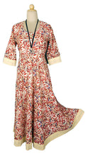 Load image into Gallery viewer, 100% Cotton Full Length Maxi Dress in S M XL