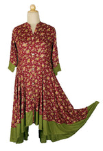 Load image into Gallery viewer, Full Length Rayon Flared Maxi Dress in S M L XL